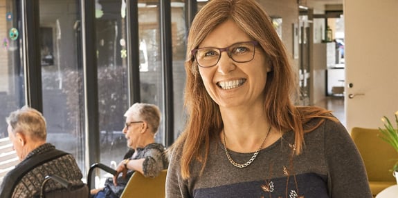 Kirsten Gosvig chef för äldreboendet Ålholmhjemmet