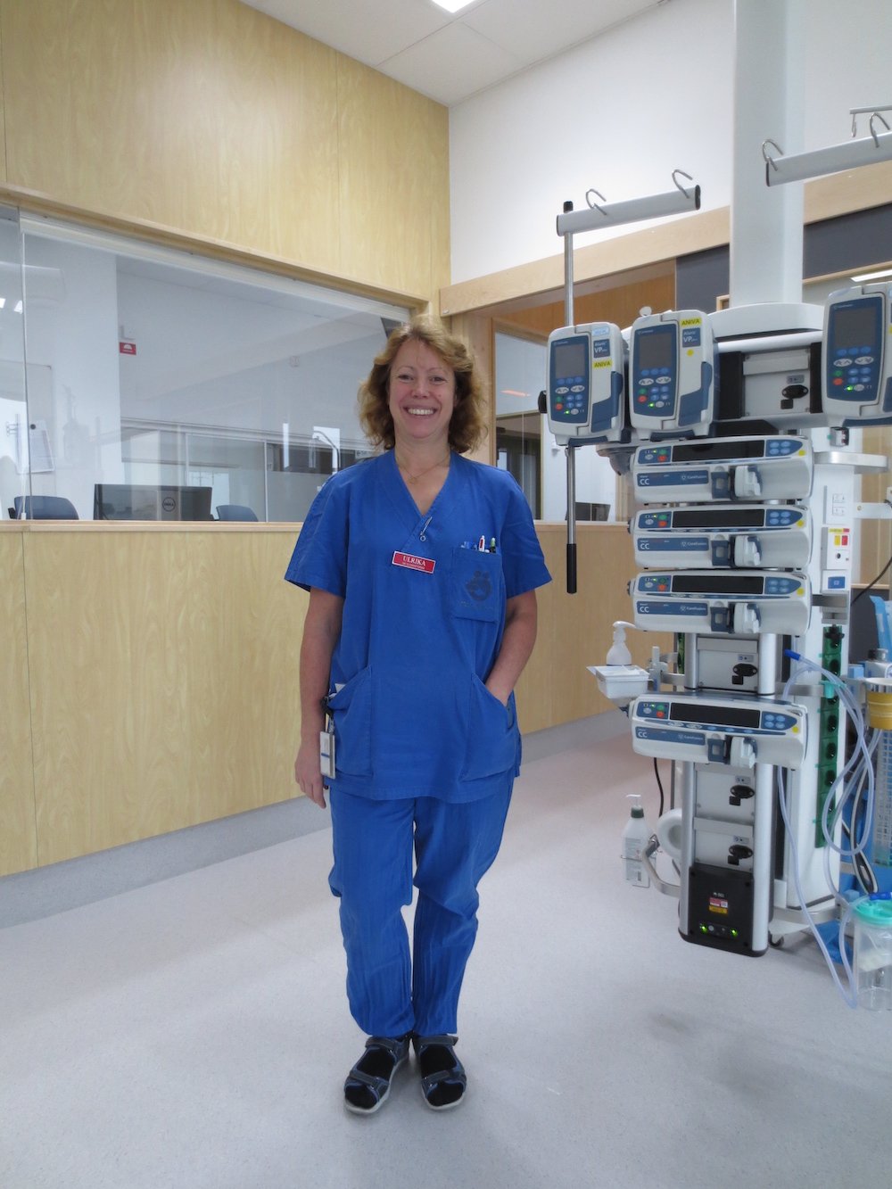Ulrika Thörn, medicinteknisk ansvarlig intensivsygeplejerske på Örebro Universitetssygehus