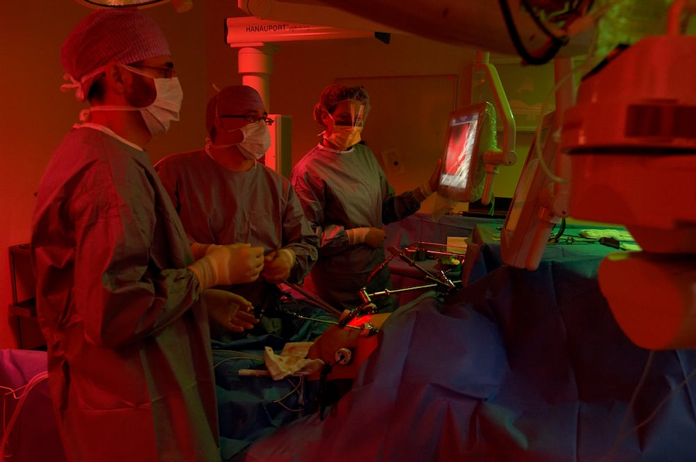 Operation på Nyborg Sygehus i ergonomisk lys fra Chromaviso