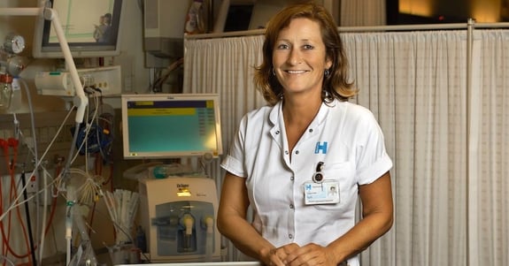 Portrait of nurse Charlotte Illum